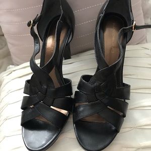 Bandolino Black Heel Sandals, size 7.5